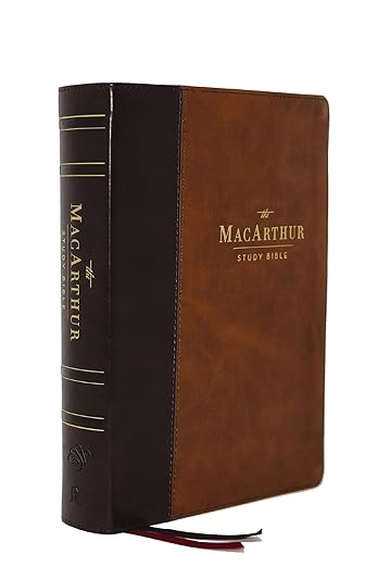 MacArthur Study Bible - ESV (2nd Edition) Leathersoft, Brown