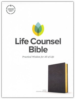 Life Counsel Bible - Genuine Leather - CSB (Christian Standard Version)