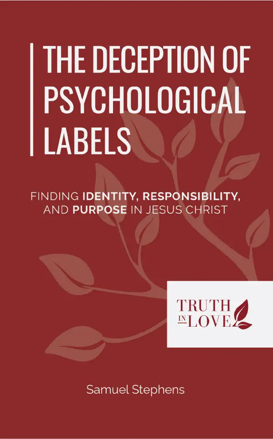 The Deception of Psychological Labels: Finding Identity, Responsibility and Purpose in Jesus Christ by Samuel Stephens - Mini Book